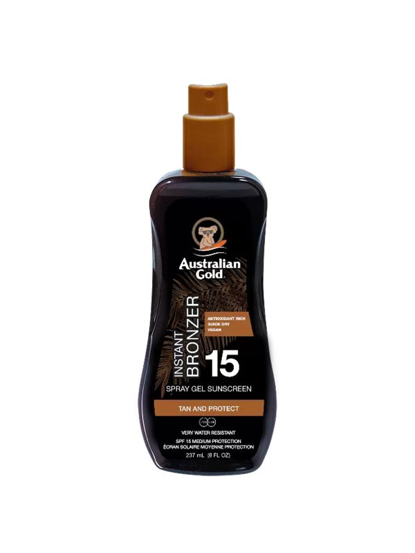 Australian Gold SPF 15 SPRAY GEL WITH BRONZER