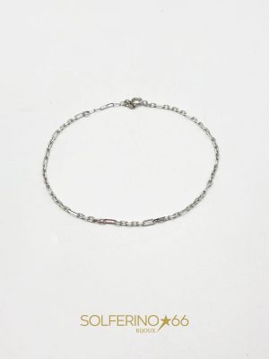 CAVIGLIERA ARGENTO A MINI CATENA