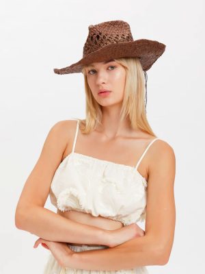 WEILI ZHENG CAPPELLO COWBOY DARK BROWN
