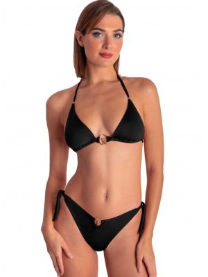 PIN UP BIKINI TRIANGOLO IMBOTTITO CON ACCESSORIO - immagine 2