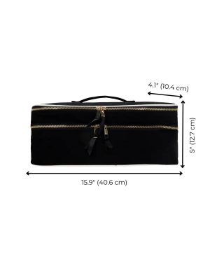 DOUBLE HAIR TOOLS TRAVEL CASE BLACK - immagine 3