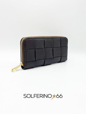 PORTAFOGLIO INTRECCIATO TESTA DI MORO - immagine 2