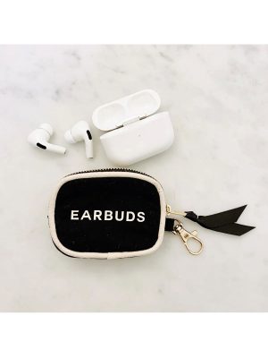EARBUDS/AIRPODS CASE WITH CLASP BLACK - immagine 5