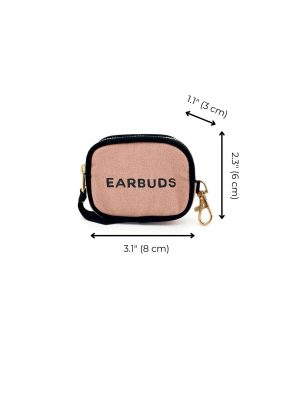EARBUDS/AIRPODS CASE WITH CLASP PINK/BLUSH - immagine 4
