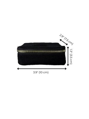 PILL ORGANIZING CASE WITH WEEKLY INSERT BLACK - immagine 4