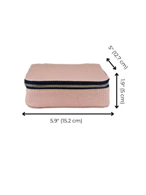 LARGE PILL ORGANIZING CASE WITH WEEKLY INSERT PINK/BLUSH - immagine 3