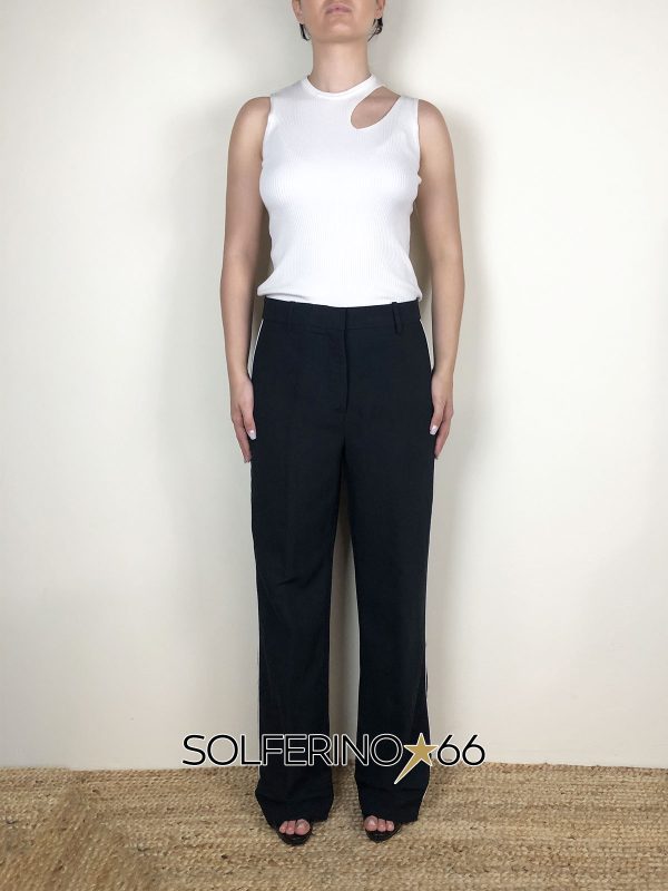 HAVEONE PANTALONE BANDA LATERALE BLACK