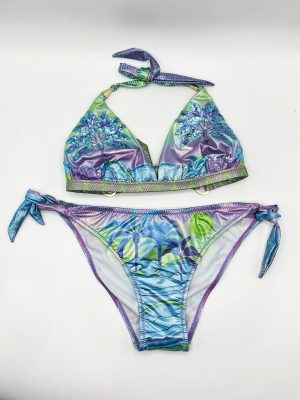 BIKINI PAILLETTES PALMA BLU