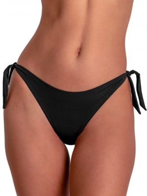 PIN UP SLIP BIKINI FIOCCHI BLACK