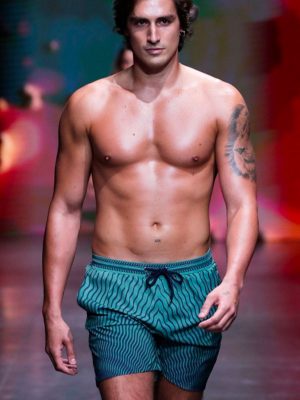 PIN UP BOXER UOMO ONDINA TIGER SUN
