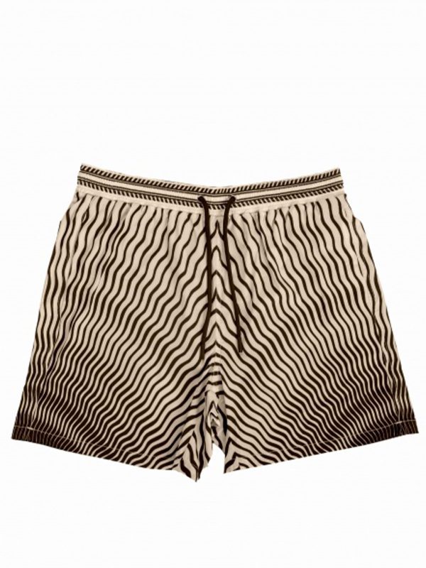PIN UP BOXER UOMO ONDINA TIGER SUN WHITE