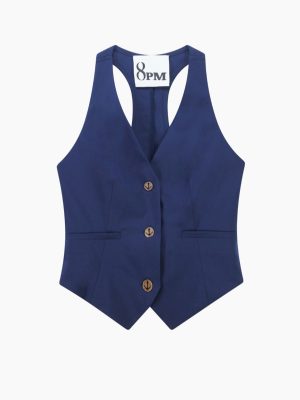 8PM HELSINKI GILET NAVY - immagine 2