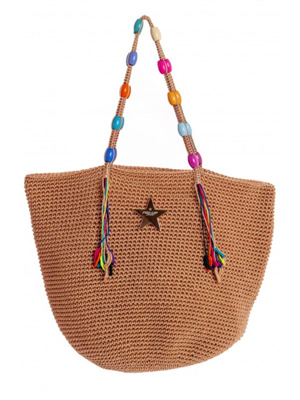 PIN UP BORSA UNCINETTO E PERLE HAND MADE