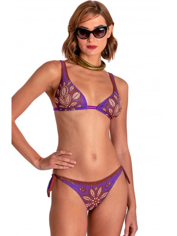 PIN UP TRIANGOLO IMBOTTITO BEAUTIFUL TREE PURPLE