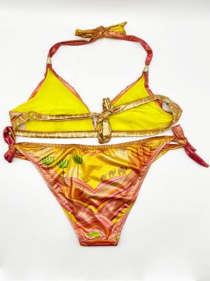 BIKINI PAILLETTES PALMA ORANGE - immagine 2