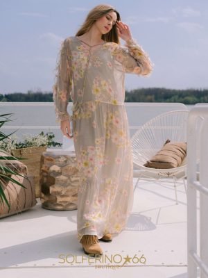 LEONIE ABITO CHIFFON CLAIRE