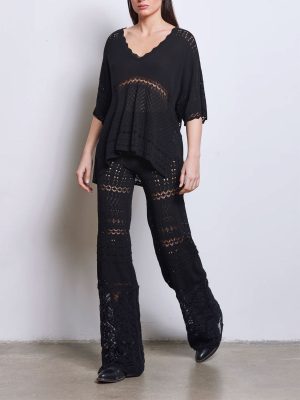 AKEP PANTALONE TRAFORATO BLACK - immagine 2