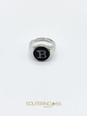 ANELLO SPESSO LETTERA B
