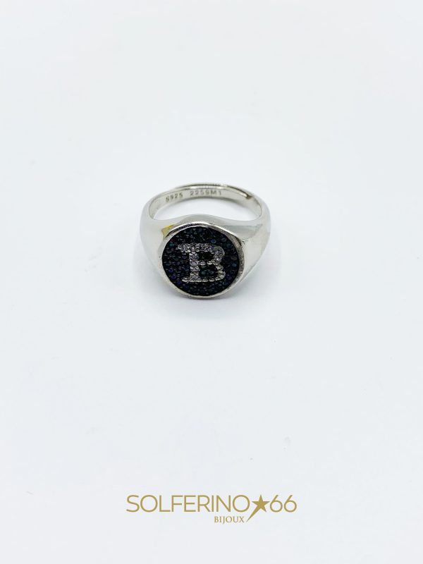 ANELLO SPESSO LETTERA B