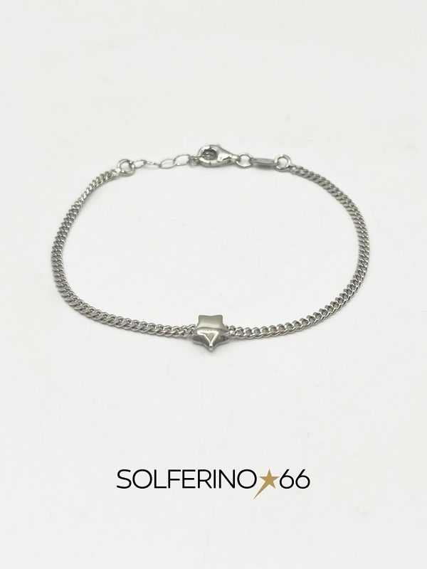 BRACCIALE A CATENINA CON STELLA