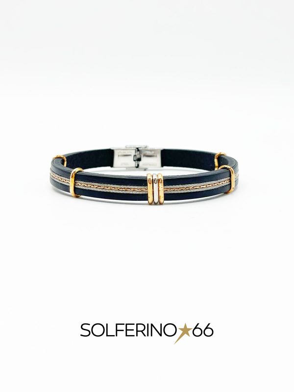 BRACCIALE UOMO DETTAGLI ROSATI
