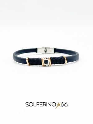 BRACCIALE UOMO CON RIQUADRO