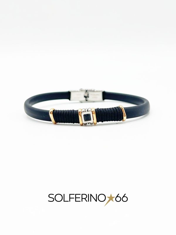 BRACCIALE UOMO CON RIQUADRO