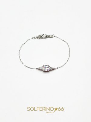 BRACCIALE ARGENTO CON ZIRCONI