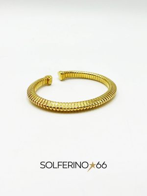 BRACCIALE RIGIDO ROSATO CON DETTAGLI - immagine 2