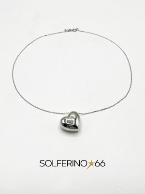 COLLANA CON CUORE LATERALE GIGA