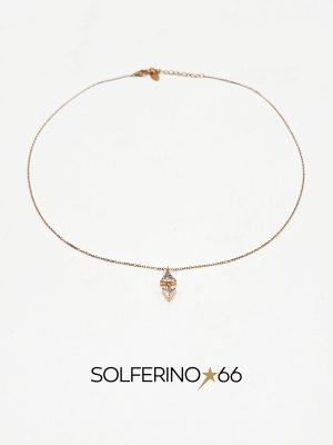 COLLANA CON ZIRCONI TRIANGOLARI