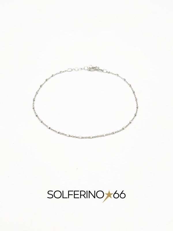 CAVIGLIERA ARGENTO A MINI CUBI