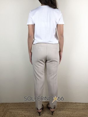 KONTATTO PANTALONE SLIM BEIGE - immagine 3