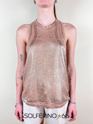 8PM MACAO-A CANOTTA NUDE/GOLD