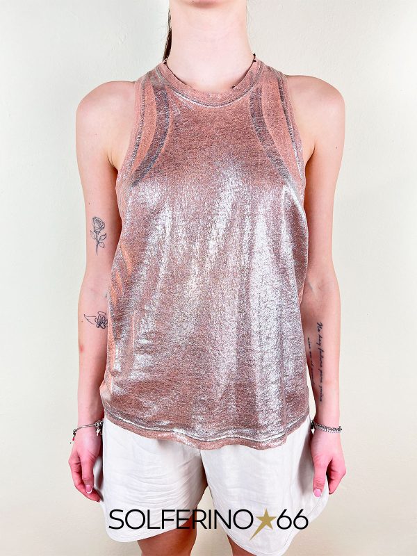 8PM MACAO-A CANOTTA NUDE/SILVER