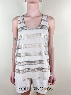 8PM MONACO CANOTTA OFF WHITE/GOLD