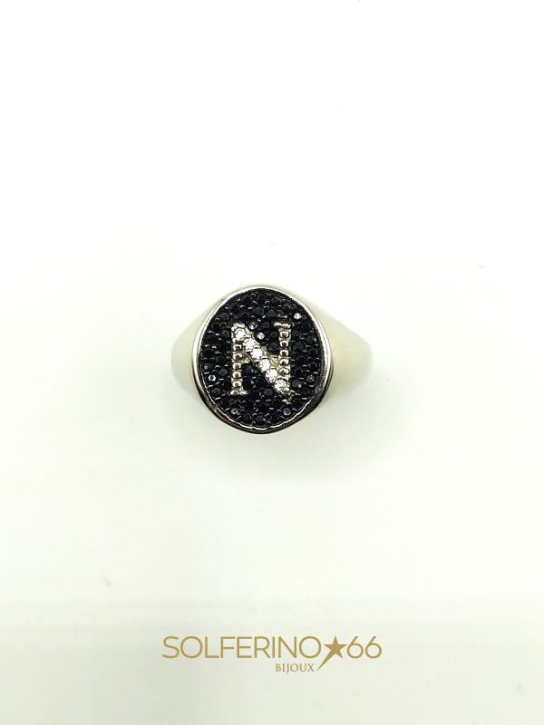 ANELLO SPESSO LETTERA N