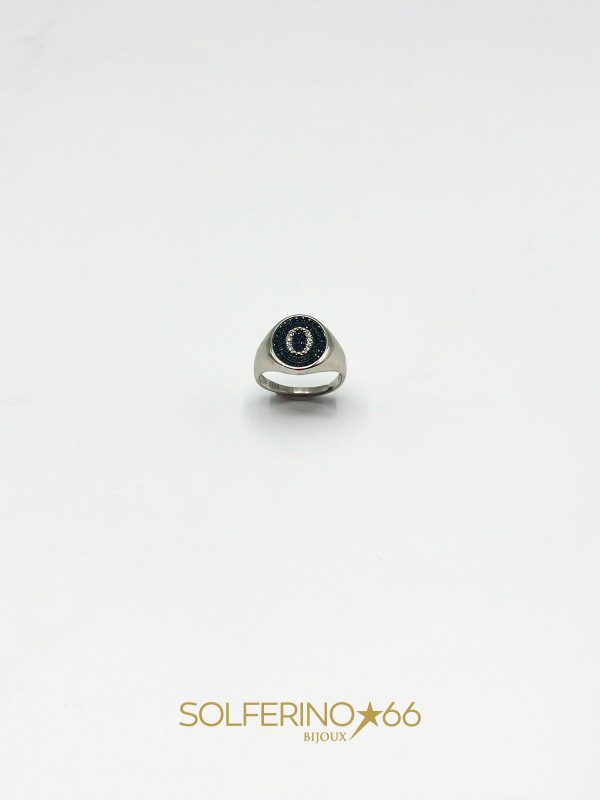 ANELLO SPESSO LETTERA O