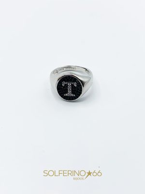 ANELLO SPESSO LETTERA T