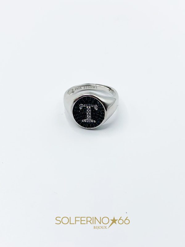 ANELLO SPESSO LETTERA T