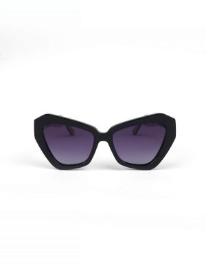 ANNAKEY POLY BLACK SUNGLASSES