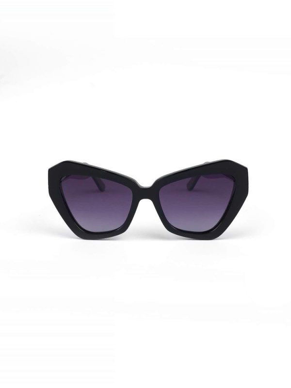 ANNAKEY POLY BLACK SUNGLASSES