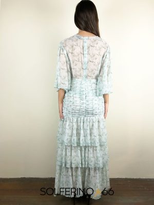 WEILI ZHENG MAXI ABITO A BALZE GREEN - immagine 3