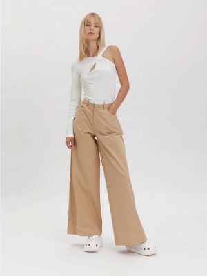 WEILI ZHENG TOP MONOSPALLA WHITE - immagine 2
