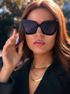 ANNAKEY POLY BLACK SUNGLASSES - immagine 4