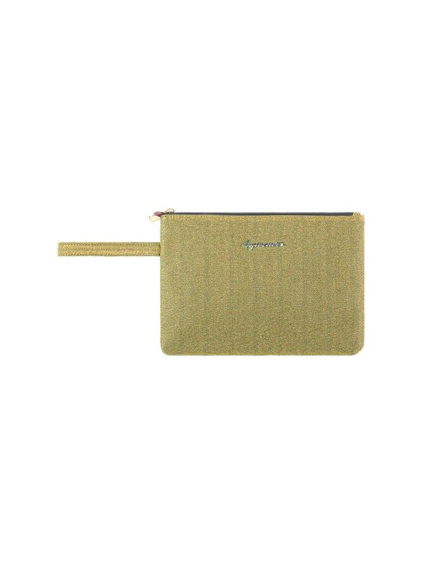 Pochette capri lurex oro