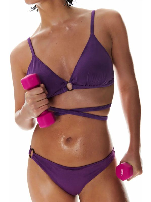 LOVE Stories Coral Purple Swimclub