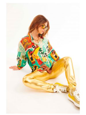 WILD LEGGINS FLASHDANCE GOLD - immagine 4