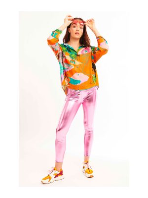 WILD LEGGINS FLASHDANCE ROSE