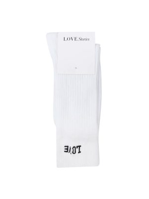 LOVE Stories Rib Calzini White - immagine 2